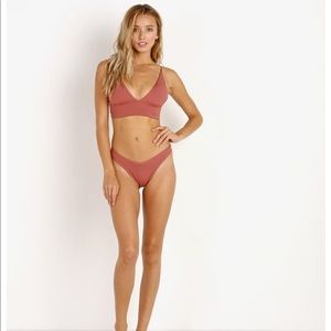 L space blush bikini sz small